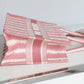 DI Medium Book Tote  Pink D-Stripes Embroidery For Women 36cm/16.5in CD