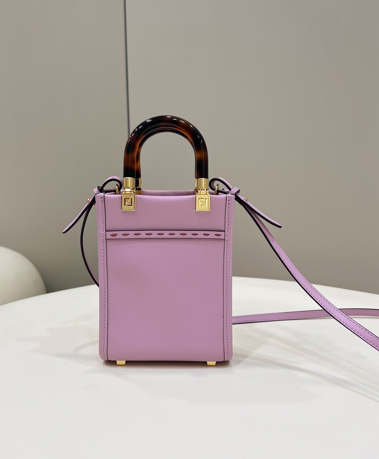 FI Sunshine Shopper Lilac Mini Bag For Woman 13cm/5in