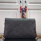 LV Pochette Coussin Monogram Empreinte Black For Women,  Shoulder And Crossbody Bags 7.9in/20cm LV M80742