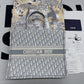 DI Large Book Tote Gray, For Women, Women’s Handbags 16.5in/42cm CD M1286ZRIW_M932