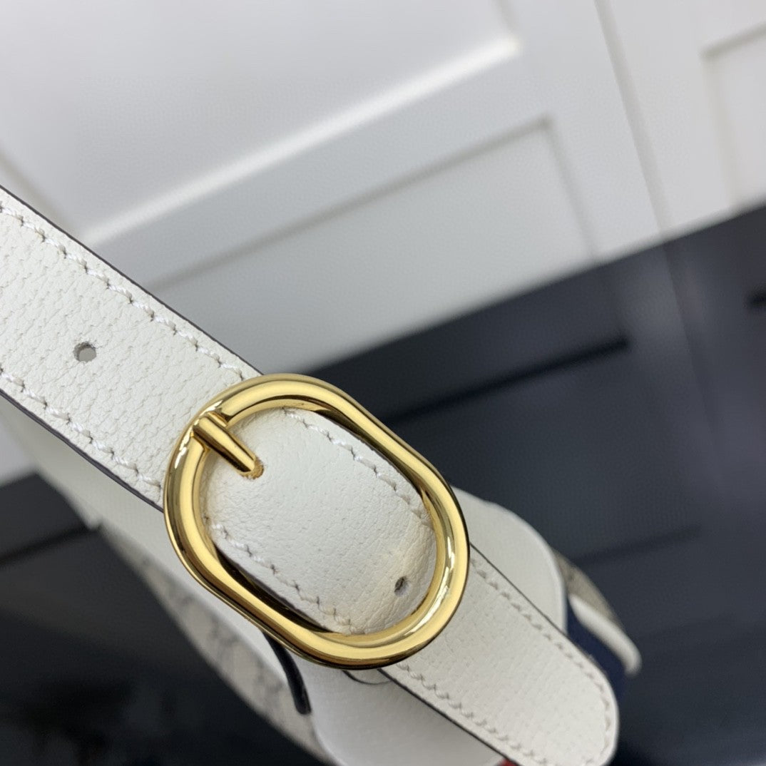gg Ophidia gg Mini Bag Beige And Ebony gg Supreme Canvas For Women 7.9in/20cm gg 658551 96IWG 9794