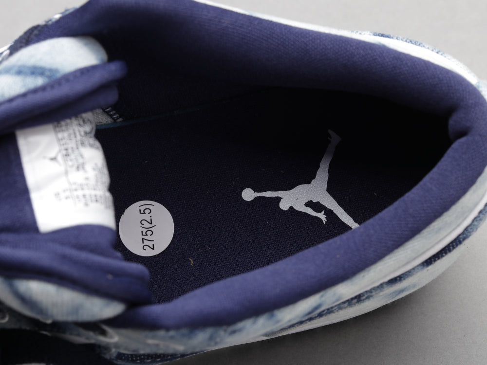 BL - AJ1 washed denim denim