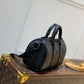 LV Keepall XS Monogram Seal Black For Women,  Shoulder And Crossbody Bags 8.3in/21cm LV M57960