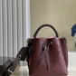 LV Muria Bucket Bag For Women, Women’s Handbags, Shoulder And Crossbody Bags Burgundy 9.8in/25cm LV