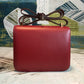 HM Constance Burgundy For Women Gold Toned Hardware 9.5in/24cm