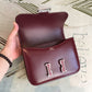 HM Constance Burgundy For Women Silver Toned Hardware 7.4in/19cm