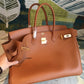 HM Birkin Brown For Women Gold Toned Hardware 11.8in/30cm