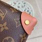 LV Petite Malle Souple Monogram Canvas Pink For Women, Women’s Handbags, Shoulder And Crossbody Bags 7.9in/20cm LV M45531