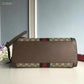 gg Ophidia gg Medium Tote Bag Beige/Ebony gg Supreme Canvas With Brown For Women 13in/33cm gg 524537 K05NB 8745