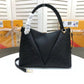 LV V Tote MM Monogram Empreinte Black For Women, Women’s Handbags, Shoulder And Crossbody Bags 14.2in/36cm LV M44421