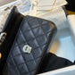 ChanelSmall Flap Bag Black For Women 7.8in/20cm