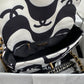 CHL 19 Large Flap Bag White/Black For Women, Women’s Bags, Shoulder And Crossbody Bags 10.2in/26cm AS1161 B05179 NB405