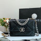 CHL Classic Flap Bag Black For Women 10.2in/26cm