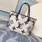 LV Neverfull MM Tote Bag Ivoire Monogram Jungle Canvas For Women,  Shoulder Bags 12.2in/31cm LV M44716