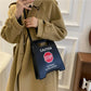 Crossbody Bag Creative Caution Letters Sign 2022