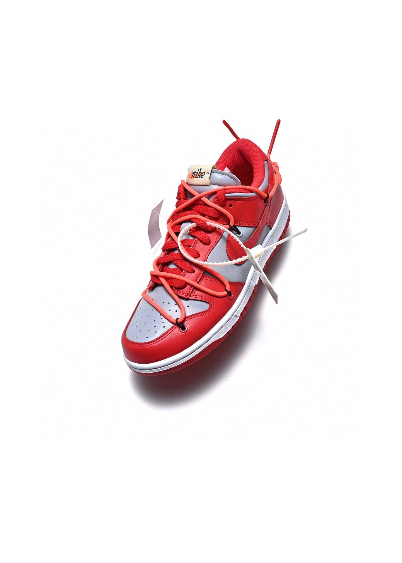 BL - OW x Dunk Silver Red