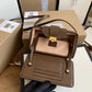 gg Mini Bag With Clasp Closure Beige/Ebony gg Supreme Canvas For Women 7.1in/18cm gg 614368 92TCG 8563