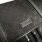 gg Shoulder Bag Nylon Shima Black gg Embossed For Men 13.8in/35cm gg