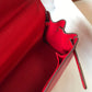 HM Kelly 28 Rouge Casaque Togo Bag For Women, Handbags, Shoulder Bags 11in/28cm