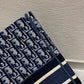 DI Medium Book Tote Dark Blue For Women 14in/36cm CD M1296ZRIW_M928