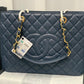 ChanelTote Bag Spring Collection Gold Toned Hardware Blue For Women 13in/33cm