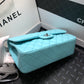 ChanelLarge Classic Handbag Silver Hardware Blue For Women, Women’s Handbags, Shoulder Bags 11.8in/30cm