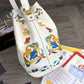 DG Print Crespo Bucket Bag Multicolor With Branded Plate For Women DG Bag