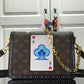 LV Dauphine MM Game On Monogram Canvas By Nicolas Ghesquiere For Women, Women’s Handbags, Shoulder And Crossbody Bags 9.8in/25cm LV M57448