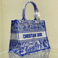 DI Medium Book Tote Blue, For Women, Women’s Handbags 14in/36cm CD