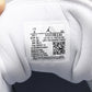 BL - AJ1 Pure white lychee pattern