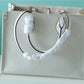 LV Onthego MM Monogram Giant And Raffia White/ Yellow For Women,  Shoulder And Crossbody Bags 35cm/13.8in LV 