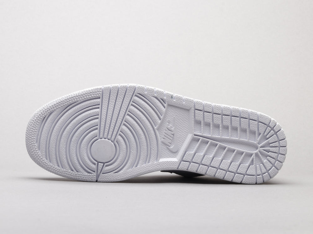BL - AJ1 Pure white lychee pattern