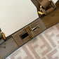 FI Peekaboo X-tote Bag Beige Canvas For Women, Women’s Handbags, Shoulder Bags 16.1in/41cm FF 8BH374