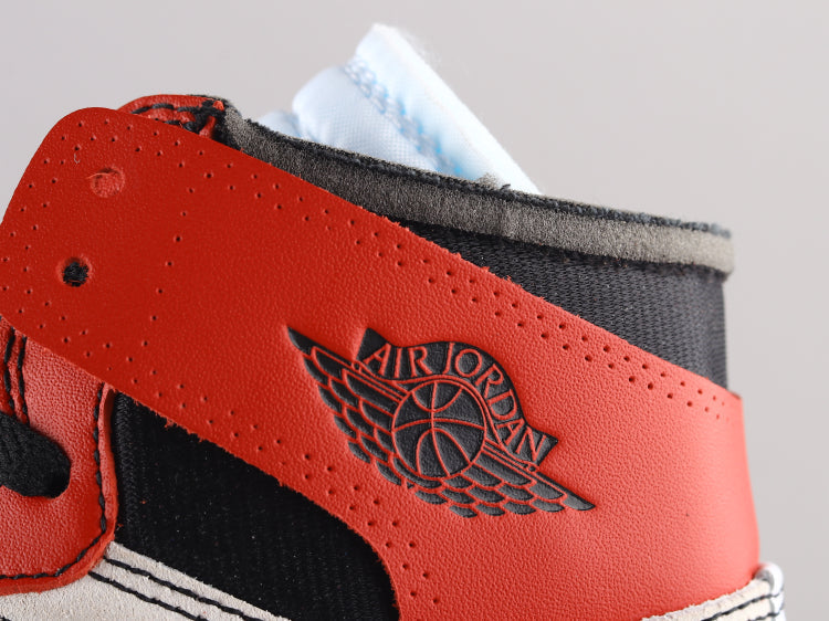 BL - OW x AJ1 White Red
