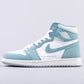 BL - AJ1 Green Suede Tiffany