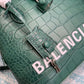 Balen Ville XXS Handbag In Dark Green, For Women,  Bags 8.6in/22cm