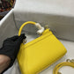 DG Small Sicily Bag In Dauphine Yellow For Women 7.5in/19cm DG