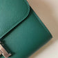 HM Constance Epsom Long To Go Wallet Green For Women, Wallet 8.1in/21cm