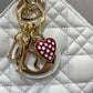 DI Mini Lady Bag White For Women 6.5in/17cm CD M0505SLOI