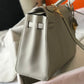 HM Kelly 28 Retourne Togo White Bag For Women, Handbags, Shoulder Bags 11in/28cm