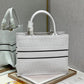DI  Medium Book Tote White, For Women, Women’s Handbags 14in/36cm CD