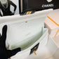 ChanelMini Flap Bag White For Women 9.8in/25cm