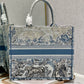 DI Large Book Tote Bag Blue For Women 42cm/16in CD