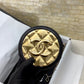ChanelRound Sling Bag Gold Toned For Women 4.7in/12cm