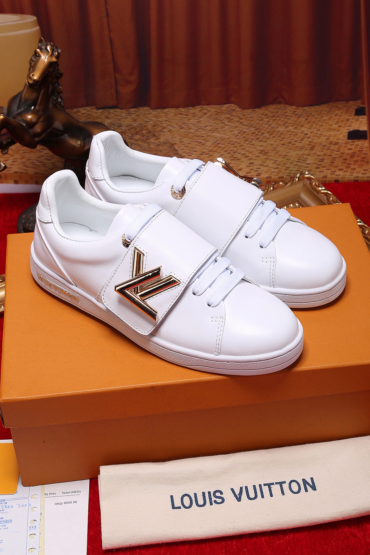 BL - LUV Font Row White Sneaker