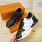 BL - LUV BLnogram Denim Brown And Gray Sneaker