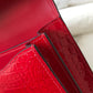 HM Mini Constance Bag Red For Women Gold Color Hardware 7.1in/18cm