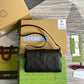 gg Small gg Top Handle Bag Black For Women, Women’s Bags 17.7in/19cm gg‎ 675791 UD9AG 1000