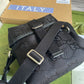 gg Off The Grid Messenger Bag Black gg ECONYL® For Men  7.3in/18.5cm gg 643858 H9HKN
