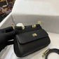 DG Small Sicily Bag In Dauphine Black For Women 7.5in/19cm DG BB7116A100180999